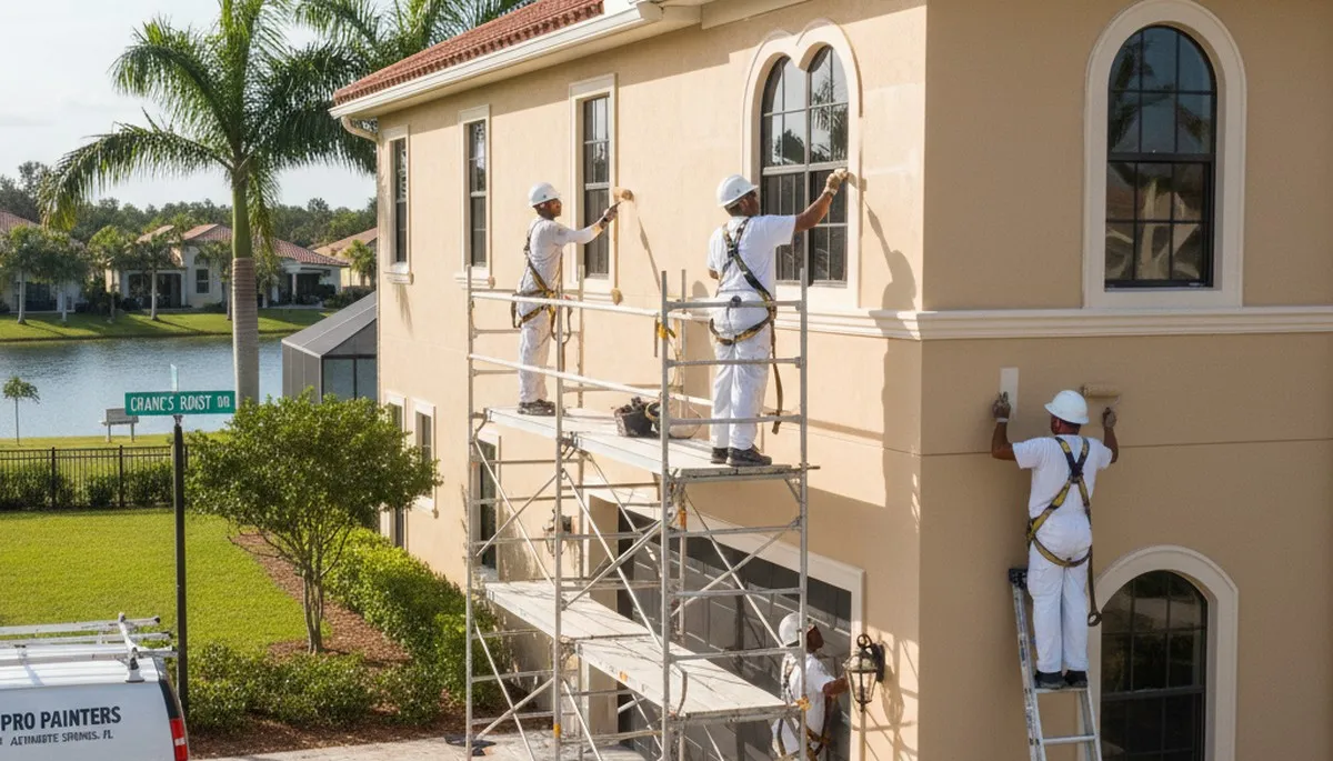 Exterior painting crew serving Orlando, FL for residential and commercial projects