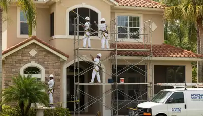 Exterior painting crew serving Orlando, FL for residential and commercial homes