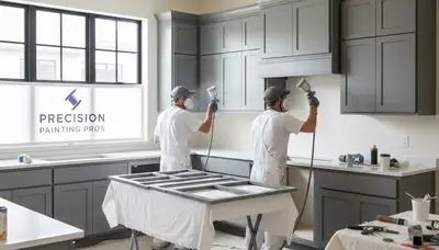 Cabinet painting in Orlando, FL with moisture-resistant finish for durable, professional results