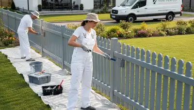 Fence painting in Orlando, FL for durable curb appeal and weather protection