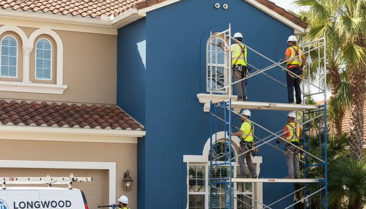 Orlando, FL painting contractor providing professional exterior house painting services