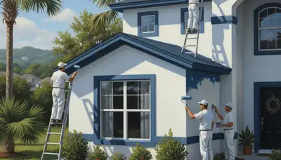 Exterior painting crew serving Orlando, FL for residential and commercial properties