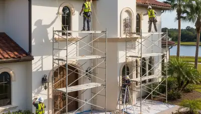 Exterior painting crew serving Orlando, FL for professional home and business painting services