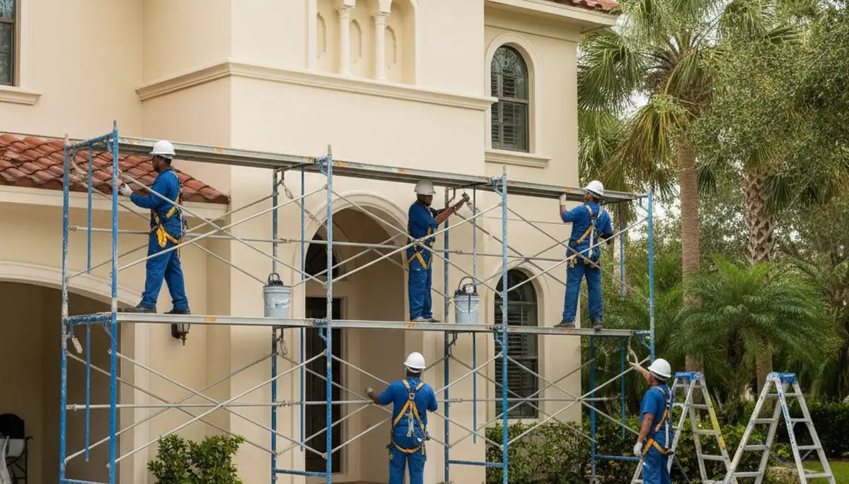 Exterior painting team in Orlando, FL providing professional house painting services