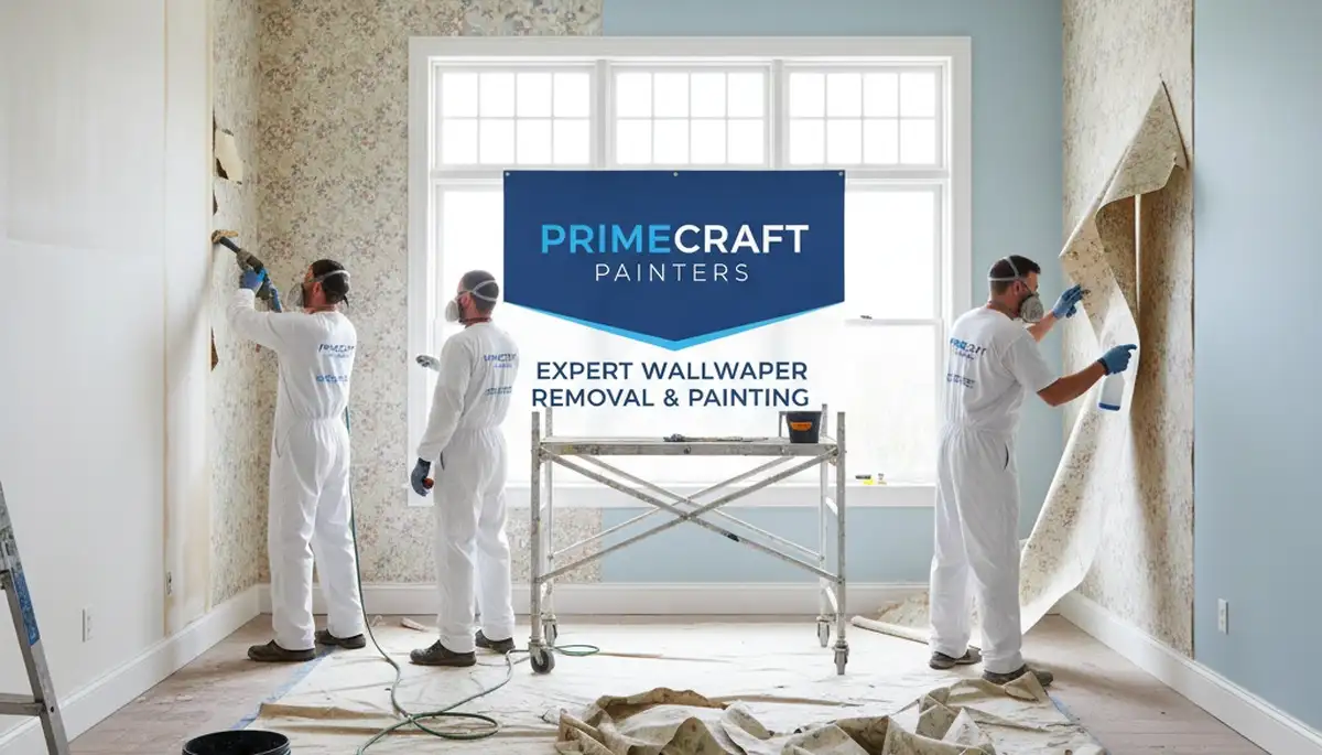 Wallpaper removal service in Orlando, FL for smooth wall prep in a Central Florida home